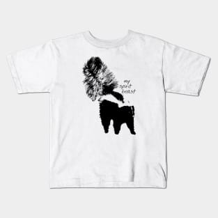 Skunk: My Spirit Beast Kids T-Shirt